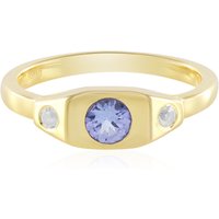 Tansanit-Silberring Tansanit-Silberring