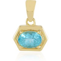 Blauer Apatit-Silberanhänger Blauer Apatit-Silberanhänger