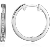 Weißer Topas-Silberohrringe Weißer Topas-Silberohrringe