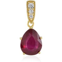 Bemainty-Rubin-Silberanhänger Bemainty-Rubin-Silberanhänger