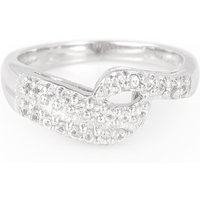 Weißer Saphir-Silberring Weißer Saphir-Silberring