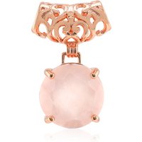 Rosenquarz-Silberanhänger (MONOSONO COLLECTION) Rosenquarz-Silberanhänger (MONOSONO COLLECTION)