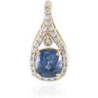 Cobaltblauer Luc Yen-Spinell-Goldanhänger (AMAYANI) Cobaltblauer Luc Yen-Spinell-Goldanhänger (AMAYANI)