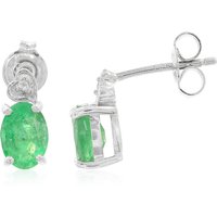 Bahia-Smaragd-Silberohrringe Bahia-Smaragd-Silberohrringe
