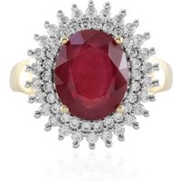 Madagaskar-Rubin-Silberring Madagaskar-Rubin-Silberring