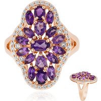 Sambia-Amethyst-Silberring Sambia-Amethyst-Silberring