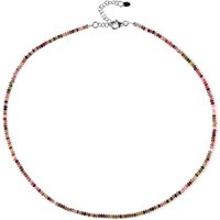 Turmalin-Silberhalskette Turmalin-Silberhalskette