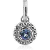 Nicht erhitzter Tansanit-Silberanhänger (Pallanova) Nicht erhitzter Tansanit-Silberanhänger (Pallanova)