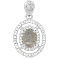 Labradorit-Silberanhänger Labradorit-Silberanhänger