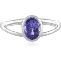 Tansanit-Silberring Tansanit-Silberring