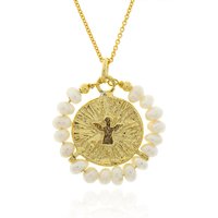 Perlmutt-Silberhalskette (Joias do Paraíso) Perlmutt-Silberhalskette (Joias do Paraíso)