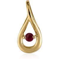 Roter Beryll-Goldanhänger Roter Beryll-Goldanhänger