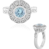 Himmelblauer Topas-Silberring (Dallas Prince Designs) Himmelblauer Topas-Silberring (Dallas Prince Designs)