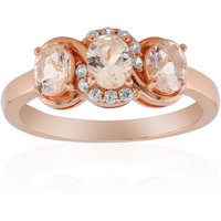 Morganit-Silberring Morganit-Silberring