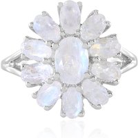 Regenbogen-Mondstein-Silberring Regenbogen-Mondstein-Silberring