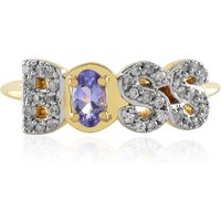 Tansanit-Silberring (M de Luca) Tansanit-Silberring (M de Luca)