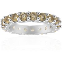 Citrin-Silberring Citrin-Silberring