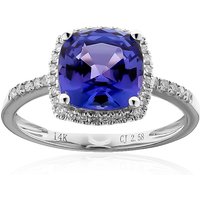 AAA-Tansanit-Goldring (CIRARI) AAA-Tansanit-Goldring (CIRARI)