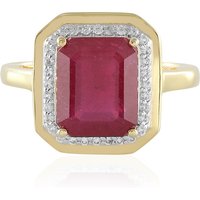 Madagaskar-Rubin-Silberring Madagaskar-Rubin-Silberring