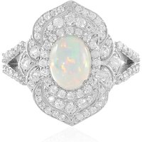 Welo-Opal-Silberring Welo-Opal-Silberring