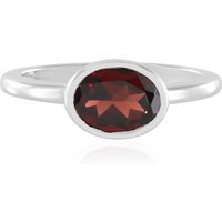 Indischer Granat-Silberring Indischer Granat-Silberring