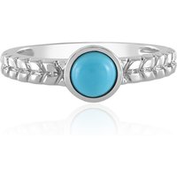 Sleeping Beauty-Türkis-Silberring Sleeping Beauty-Türkis-Silberring