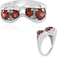 Mosambik-Granat-Silberring (SAELOCANA) Mosambik-Granat-Silberring (SAELOCANA)