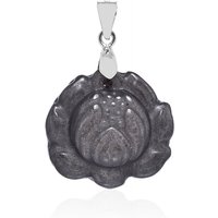 Silberglanz-Obsidian-Silberanhänger Silberglanz-Obsidian-Silberanhänger