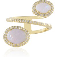Australischer Opal-Silberring Australischer Opal-Silberring