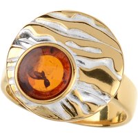 Baltischer Cognac-Bernstein-Silberring (dagen) Baltischer Cognac-Bernstein-Silberring (dagen)