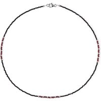 Edelstein-Silberhalskette Edelstein-Silberhalskette