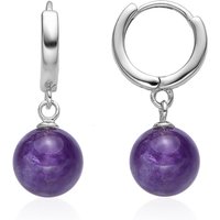 Amethyst-Silberohrringe Amethyst-Silberohrringe