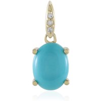 Sleeping Beauty-Türkis-Goldanhänger Sleeping Beauty-Türkis-Goldanhänger