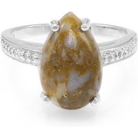 Dinosaurier-Quarz-Silberring Dinosaurier-Quarz-Silberring