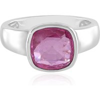 Pinkfarbener Madagaskar-Saphir-Silberring Pinkfarbener Madagaskar-Saphir-Silberring