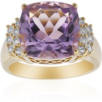 Bolivianischer Amethyst-Silberring Bolivianischer Amethyst-Silberring