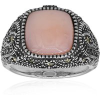 Pinkfarbener Opal-Silberring (Annette classic) Pinkfarbener Opal-Silberring (Annette classic)