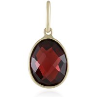 Indischer Granat-Goldanhänger Indischer Granat-Goldanhänger