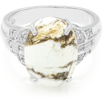 Magnesit-Silberring Magnesit-Silberring