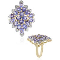 Tansanit-Silberring Tansanit-Silberring