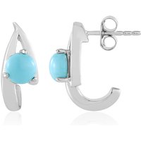 Sleeping Beauty-Türkis-Silberohrringe (de Melo) Sleeping Beauty-Türkis-Silberohrringe (de Melo)
