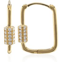 Zirkon-Silberohrringe Zirkon-Silberohrringe