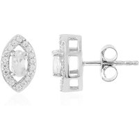 Zirkon-Silberohrringe Zirkon-Silberohrringe
