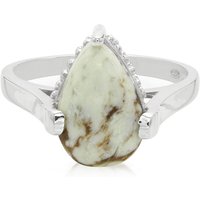 Magnesit-Silberring Magnesit-Silberring