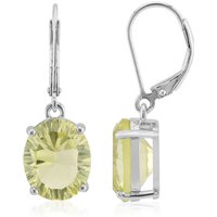 Limonen-Citrin-Silberohrringe Limonen-Citrin-Silberohrringe