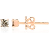 SI1 Argyle-Rose de France-Brillant-Goldohrringe (Annette) SI1 Argyle-Rose de France-Brillant-Goldohrringe (Annette)