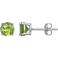 Peridot-Silberohrringe Peridot-Silberohrringe