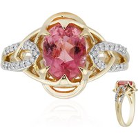 Kalifornischer Pinkfarbener Turmalin-Goldring (Rifkind 1894 Collection) Kalifornischer Pinkfarbener Turmalin-Goldring (Rifkind 1894 Collection)