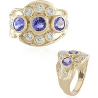 Tansanit-Goldring (de Melo) Tansanit-Goldring (de Melo)