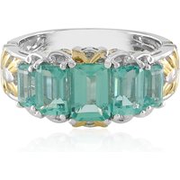 Grüner Fluorapatit-Silberring (Gems en Vogue) Grüner Fluorapatit-Silberring (Gems en Vogue)